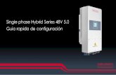 Single phase Hybrid Series 48V 5.0 Guia rapida de ...