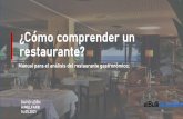 ¿Cómo comprender un restaurante?