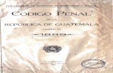 Código Penal de la República de Guatemala, emitido en 1889