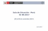 Sala de Situación - Perú SE 44-2017 - CDC MINSA