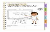 QUINTO GRADO 2018 - 2019