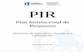 Plan Institucional de Respuesta