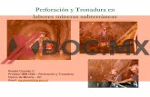 Perforación y Tronadura en labores mineras subterráneas