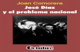 José Díaz y el problema nacional, Joan Comorera