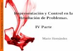 Representación y Control en la Resolución de Problemas. IV ...