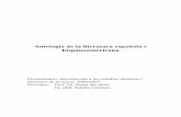 Antología de la literatura española e hispanoamericana