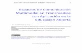 Espacios de Comunicación Multimodal en Transmedios con ...