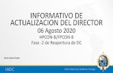 INFORMATIVO DE ACTUALIZACION DEL DIRECTOR
