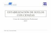 ESTABILIZACIÓN DE SUELOS CON CENIZAS