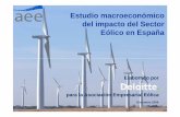 Estudio macroeconómico del impacto del Sector Eólico en España