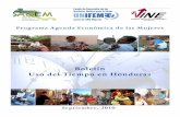 Boletín Uso del Tiempo en Honduras - gemlac.org