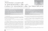 Caso Clínico Atresia coanal: a propósito de un De Miguel F ...