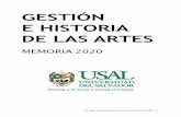 GESTIÓN E HISTORIA DE LAS ARTES