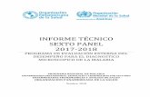INFORME TÉCNICO TERCER PANEL 2017-2018