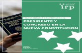 TERCER INSUMO CONSTITUCIONAL: PRESIDENTE Y CONGRESO …