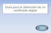 Guía para la obtención de un certificado digital