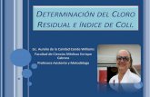 DETERMINACIÓN DEL C RESIDUAL E ÍNDICE DE COLI