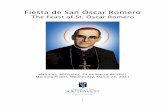 Fiesta de San Óscar Romero Buletín