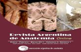 REVISTA ARGENTINA DE ANATOMÍA ONLINE