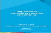 PROTOCOLO DE ATENCIÓN DE PERSONAS CON COVID -19
