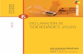 JUNIO 2021 DECLARACIÓN DE SOCIEDADES 2020