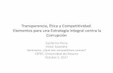 Transparencia, Ética y Competitividad. Elementos para una ...