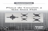 Placa de Coccíon a Gas Inox Flat - Tramontina
