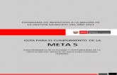 PROGRAMA DE INCENTIVOS A LA MEJORA DE LA GESTIÓN MUNICIPAL ...