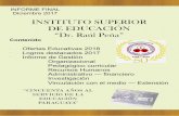 INSTITUTO SUPERIOR DE EDUCACIÓN “Dr. Raúl Peña”