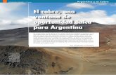 El cobre, una ventana de oportunidad única para Argentina