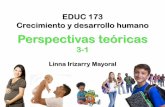 EDUC 173 Crecimiento y desarrollo humano Perspectivas teóricas