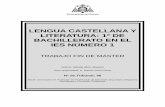 LENGUA CASTELLANA Y LITERATURA: 1º DE BACHILLERATO EN …