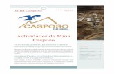 Actividades de Mina Casposo - Mining Press