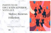INSTITUTO DE Didácticos EDUCACIÓN SUPERIOR Medios y ...
