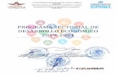 PROGRAMA SECTORIAL DE DESARROLLO ECONÓMICO 2019-2021