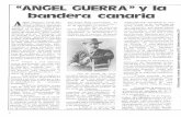 Ángel Guerra y la bandera canaria - Crónicas de Lanzarote