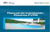 Manual de instalación Piscinas FVPR