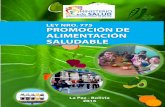 LEY NRO. 775 PROMOCIÓN DE ALIMENTACIÓN SALUDABLE