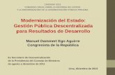 Modernización del Estado: Gestión Pública Descentralizada ...