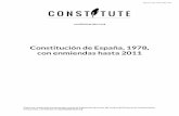 Constitución de España, 1978, con enmiendas hasta 2011