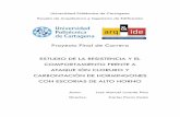 Proyecto Final de Carrera ESTUDIO DE LA RESISTENCIA Y EL ...