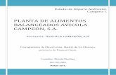 PLANTA DE ALIMENTOS BALANCEADOS AVICOLA CAMPEÓN, S.A.