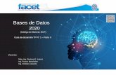 Bases de Datos 2020 - UNT