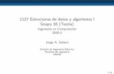 1127 Estructuras de datos y algoritmos I Grupo 16 (Teoría ...