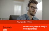 Examens LanguageCert en ligne Guide du candidat