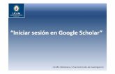 “Iniciar sesión en Google Scholar”