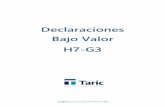 Bajo Valor H7-G3 - descargas.taric.es