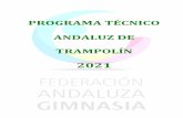 PROGRAMA TÉCNICO ANDALUZ DE TRAMPOLÍN