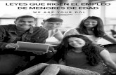 Leyes que rigen el empleo de menores de edad (P882S-Spanish)