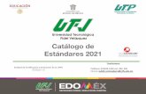 Catálogo de Estándares 2021 - utfv.